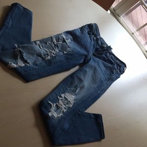 American Eagle Distressed skinny jeans  stretch